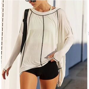 FP Movement by Free People Revival Layer Top in white.